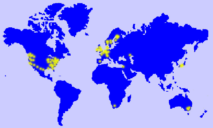 ICAD member map